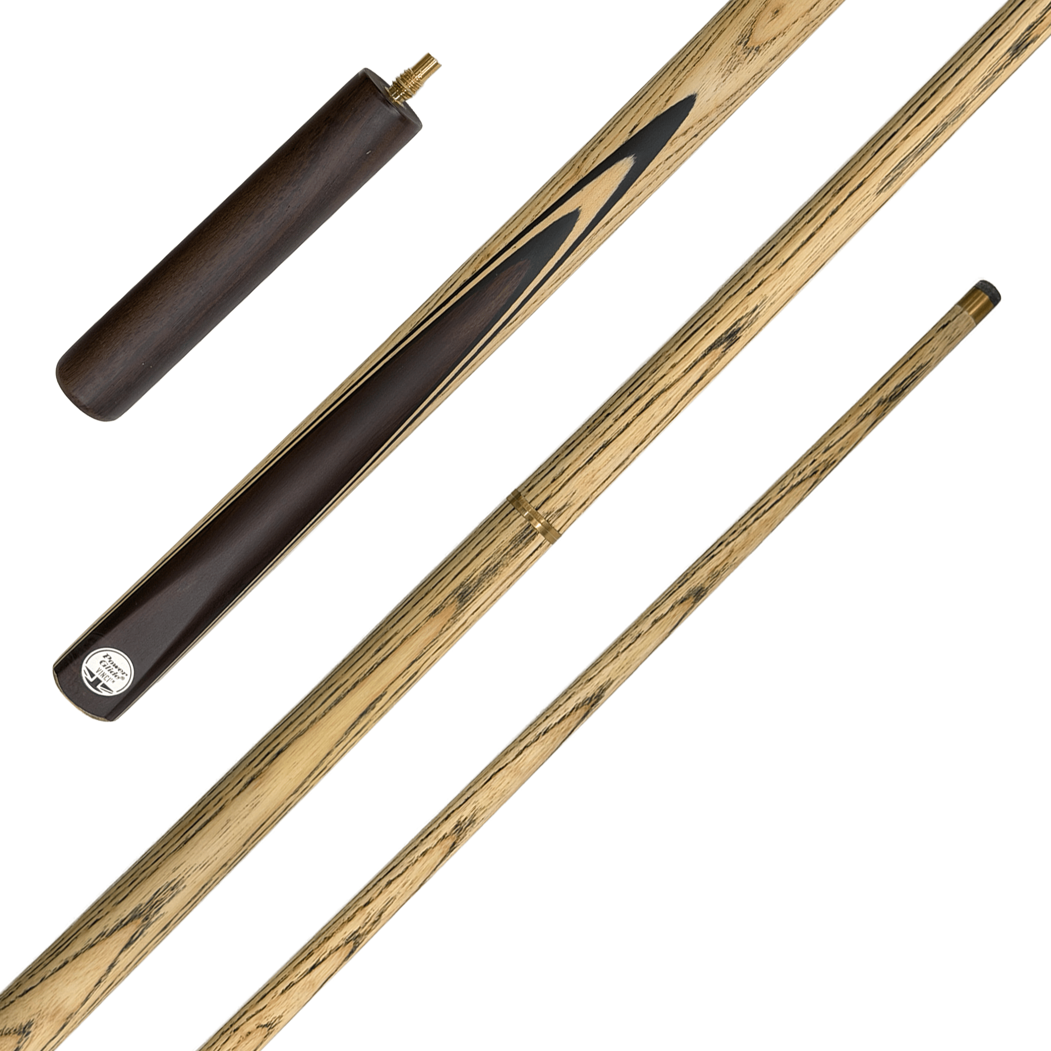 Powerglide Vinci - 2-Piece Ash Cue with 6" Extension 57" / 9.5mm Glue On / 18oz Cues