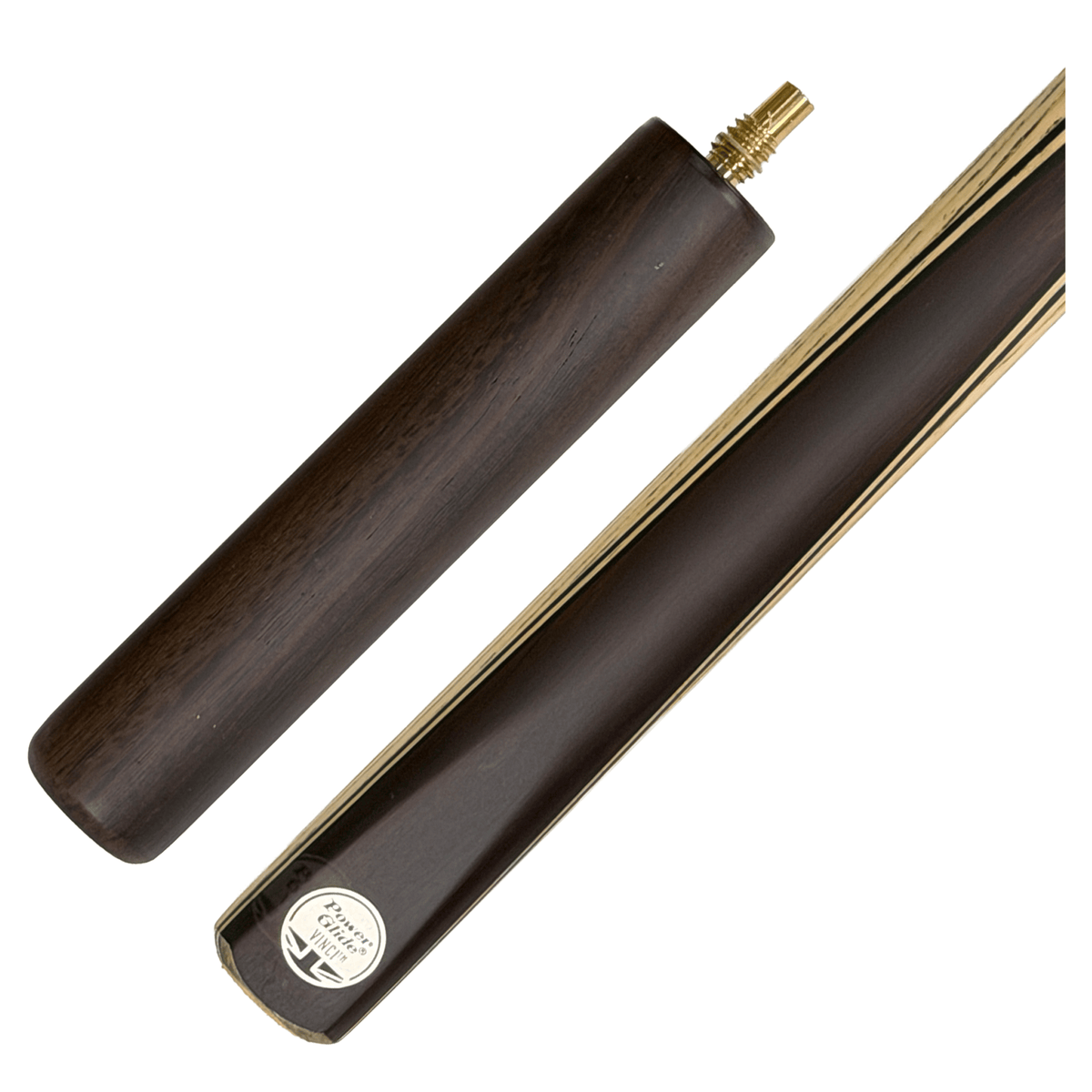 Powerglide Vinci - 2-Piece Ash Cue with 6" Extension Cues
