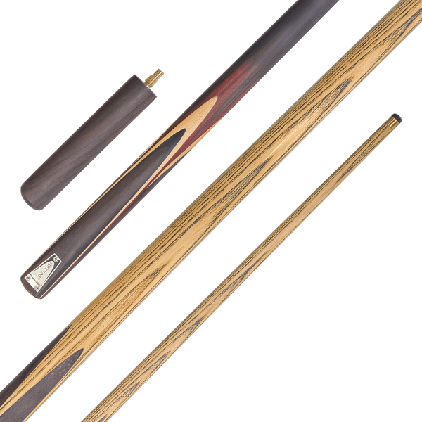 Powerglide Viscount - 2-Piece 3/4 Split Ash Cue with 6" Extension 57" / 9.5mm Glue On / 18oz Cues