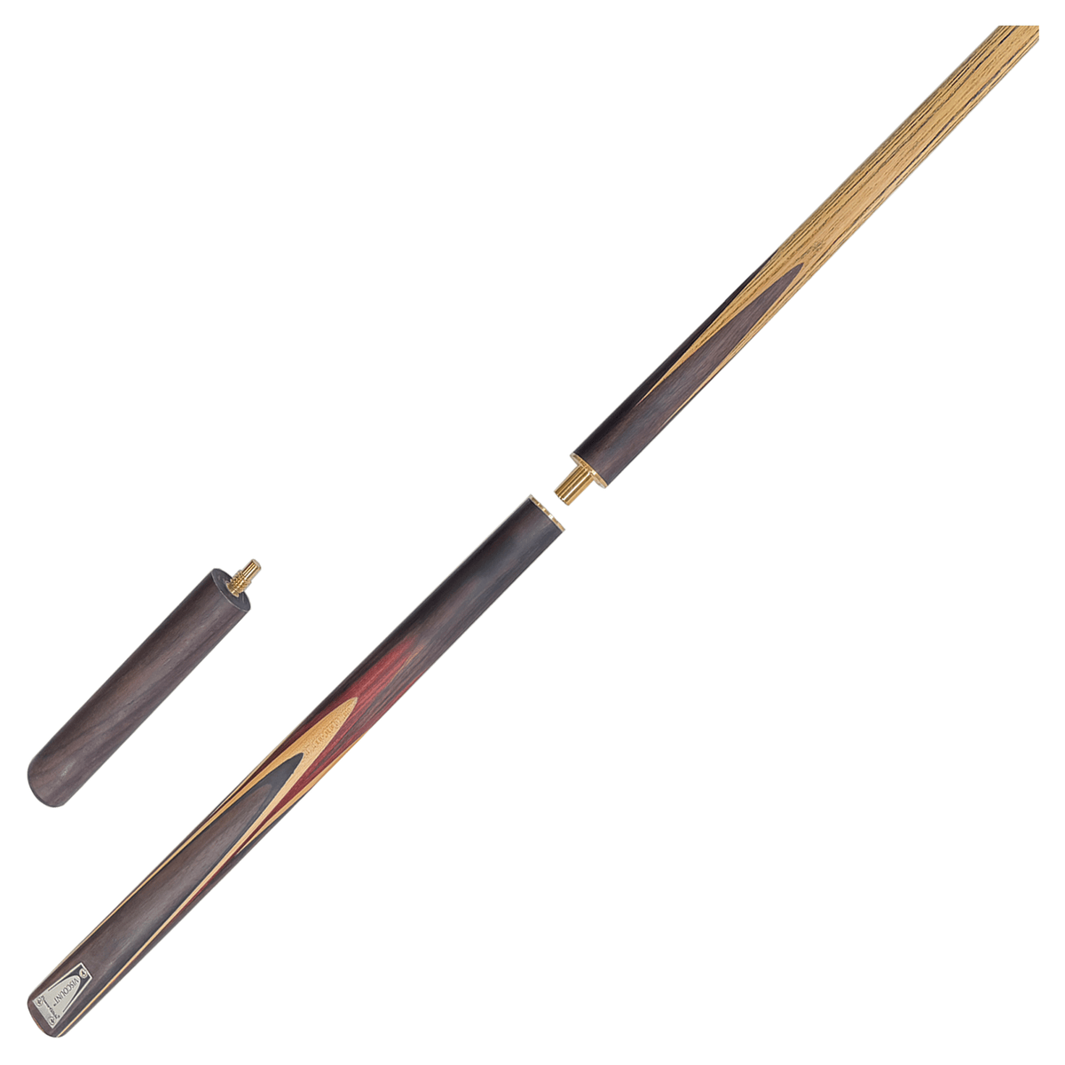 Powerglide Viscount - 2-Piece 3/4 Split Ash Cue with 6" Extension Cues