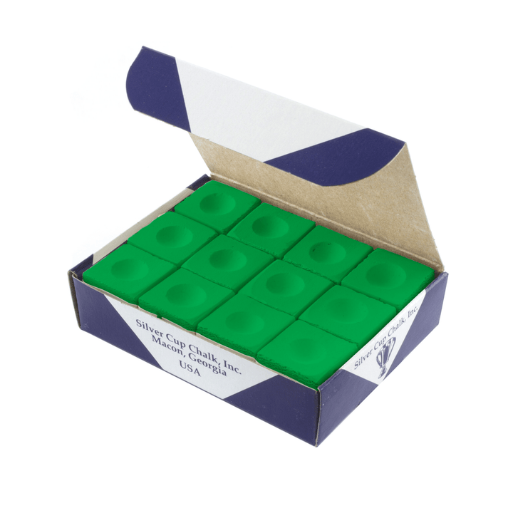 Silver Cup Chalk (12 Pack) Green Accessories