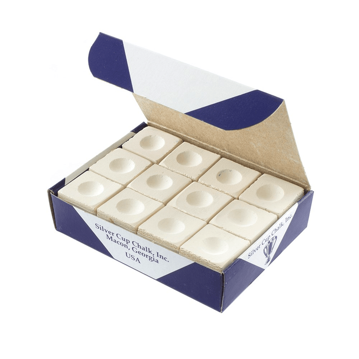 Silver Cup Chalk (12 Pack) White Accessories