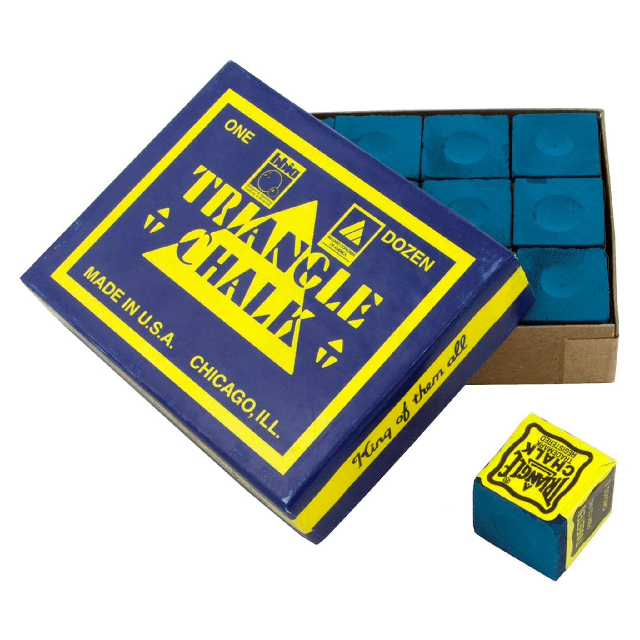 Triangle Chalk (12 Pack) Blue Accessories