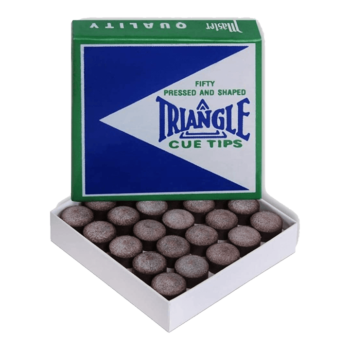 Triangle Leather Cue Tip Accessories