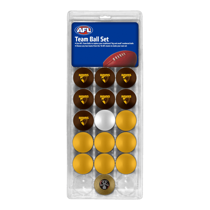 AFL AFL Pool Ball Set 2" / Hawthorn Hawks Balls