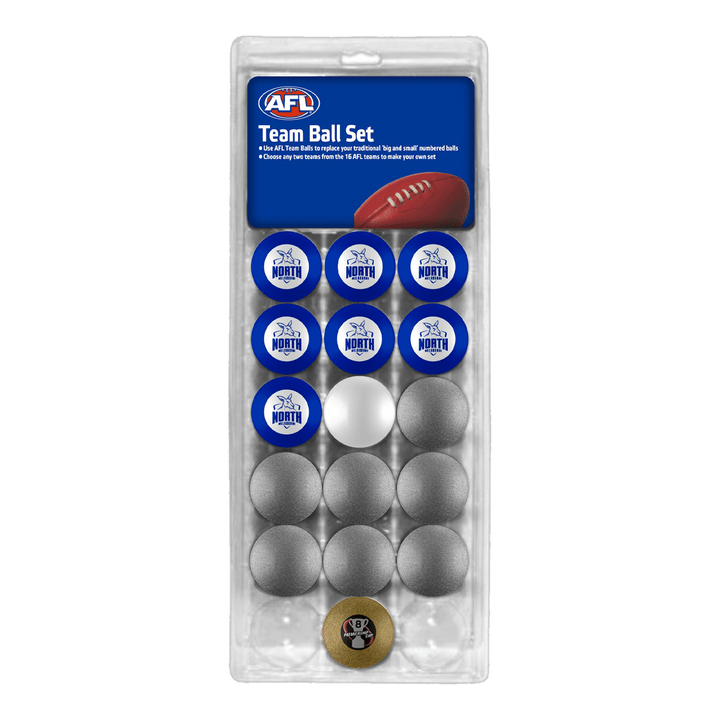 AFL AFL Pool Ball Set 2" / North Melbourne Kangeroos Balls