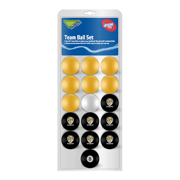 AFL AFL Pool Ball Set 2" / Richmond Tigers Balls