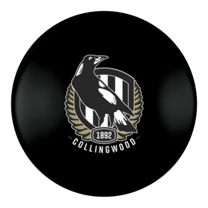 AFL Individual AFL Pool Balls 2" / Collingwood Magpies Black Balls
