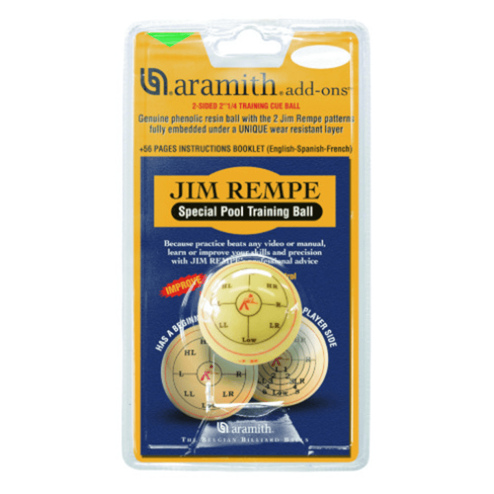 Aramith Jim Rempe Training Cue Ball 2 1/4" Balls