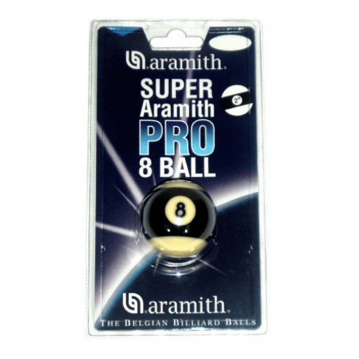 Aramith Super Aramith Pro No. 8 Striped Black Ball 2" Balls
