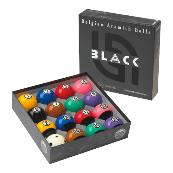 Aramith Tournament Black Kelly Pool Balls 2 1/4" Balls