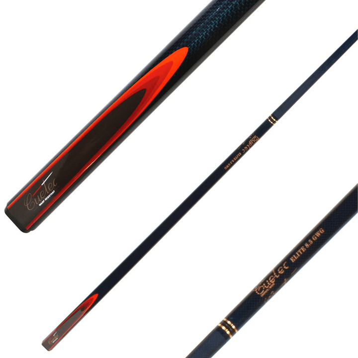 Cuetec Graphite - 2-Piece Timber & Graphite Cue 58" / Blue Cues