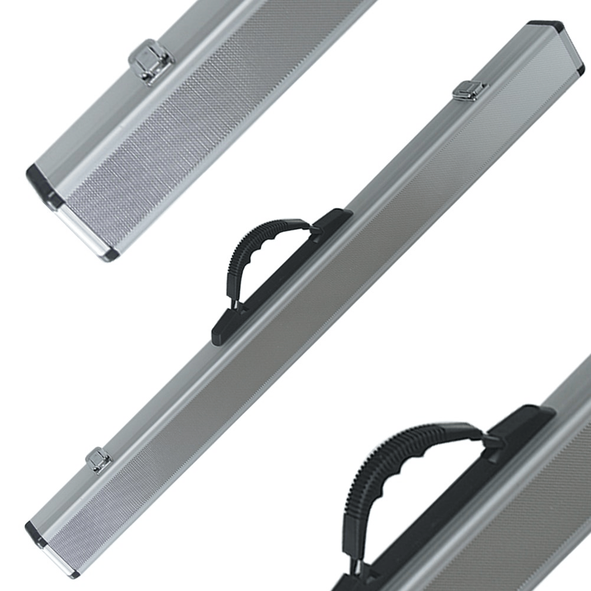Formula Sports 2-Piece 34" Aluminium Hard Cue Case Silver Cases