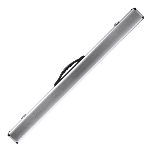 Formula Sports 2-Piece & Extension 90cm Aluminium Hard Cue Case Silver Cases