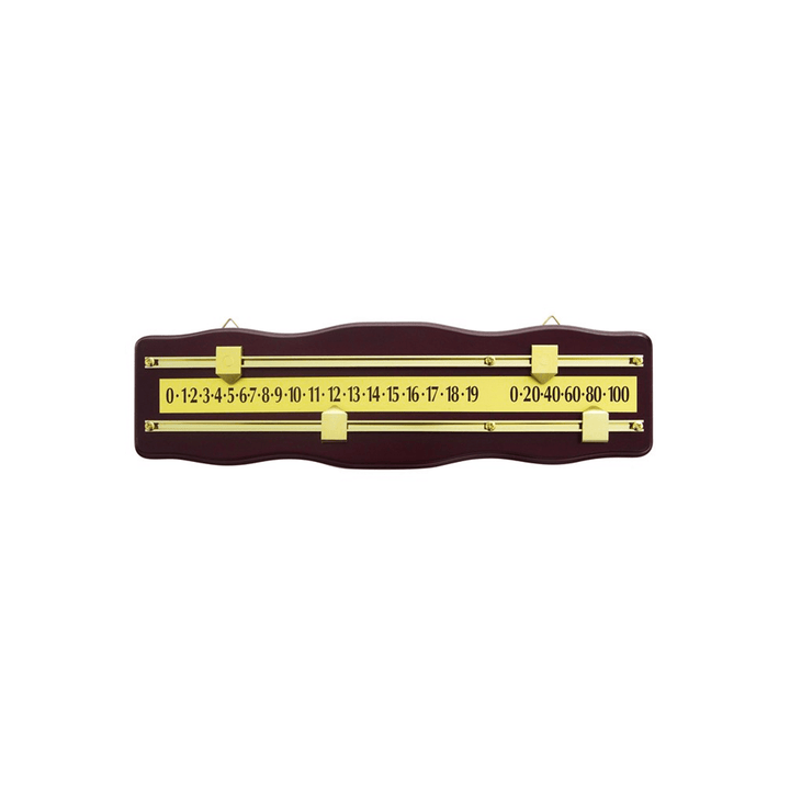 Formula Sports 2 Player Scoreboard Mahogany & Brass Accessories