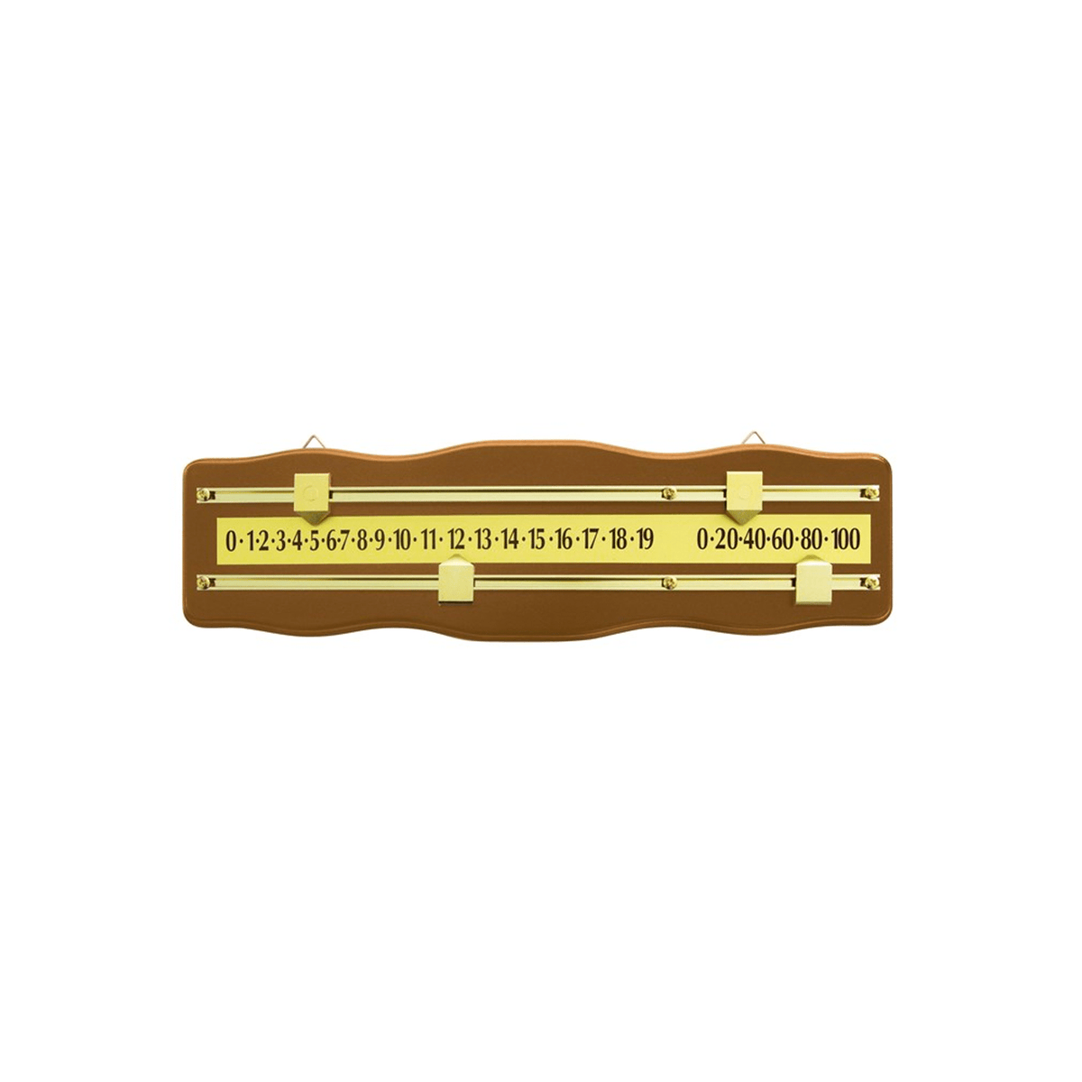 Formula Sports 2 Player Scoreboard Oak & Brass Accessories