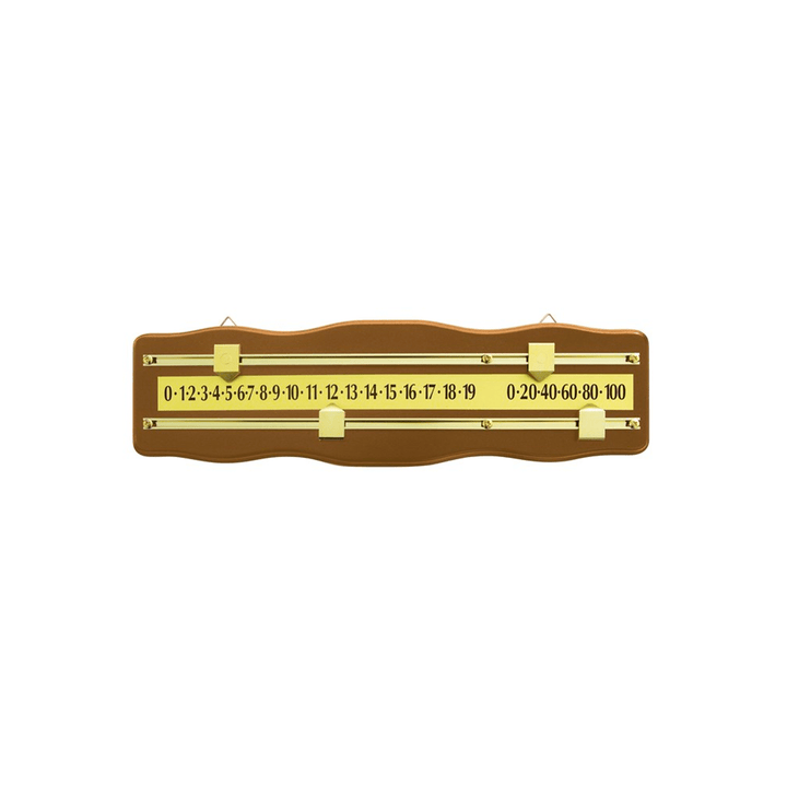 Formula Sports 2 Player Scoreboard Oak & Brass Accessories