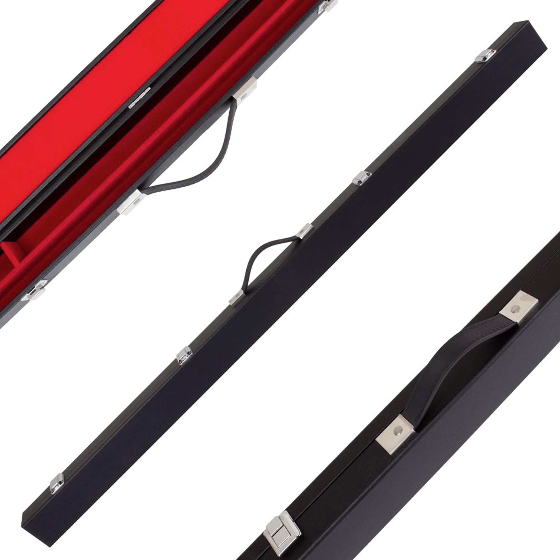 Formula Sports 3/4 Split 50" Hard Cue Case Black Cases
