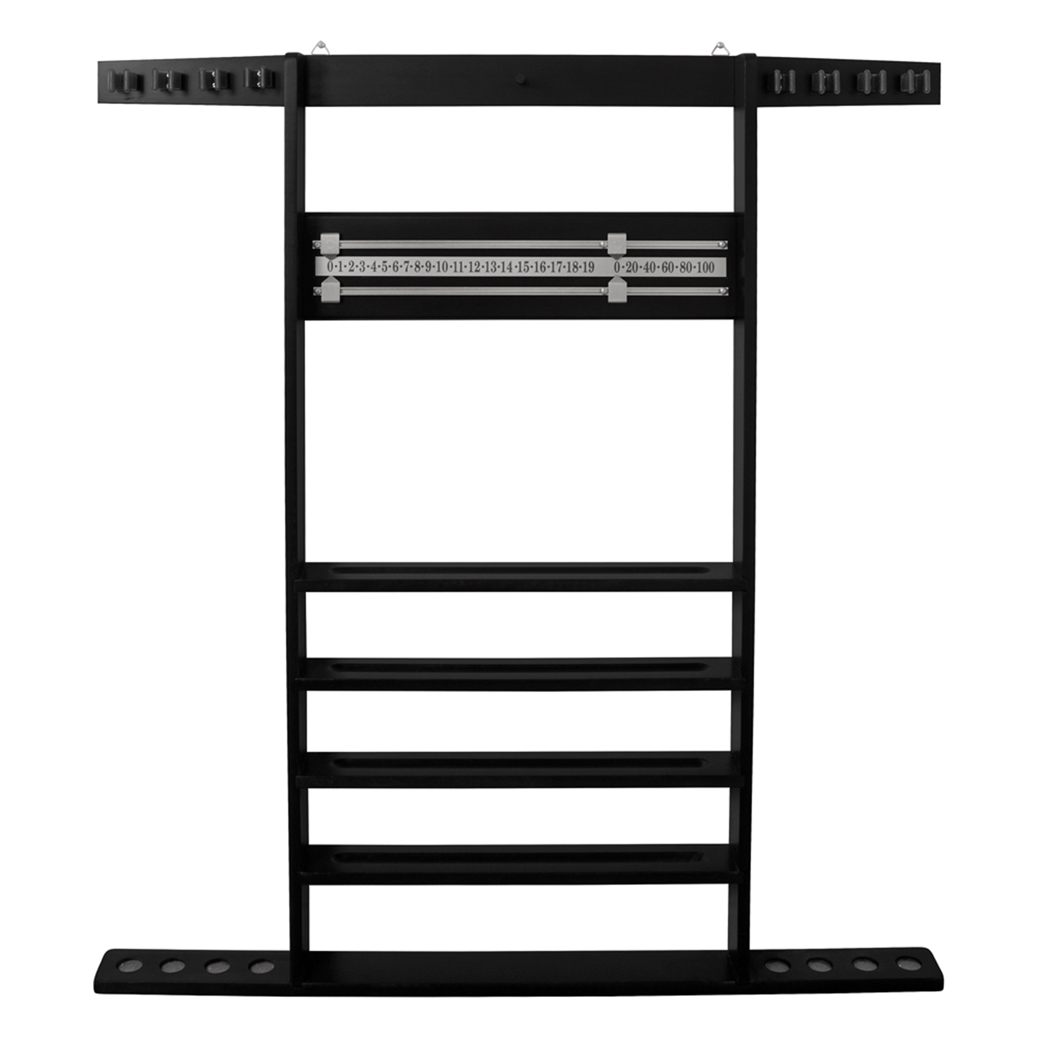 Formula Sports 8 Cue Combi Cue Rack Black Accessories