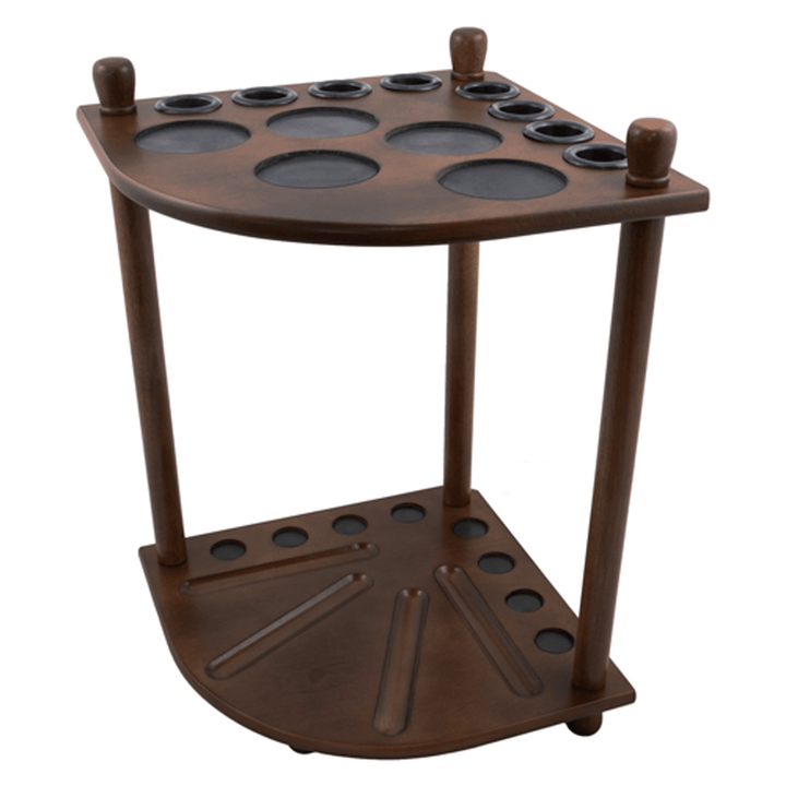Formula Sports 8 Cue Corner Stand Walnut Accessories