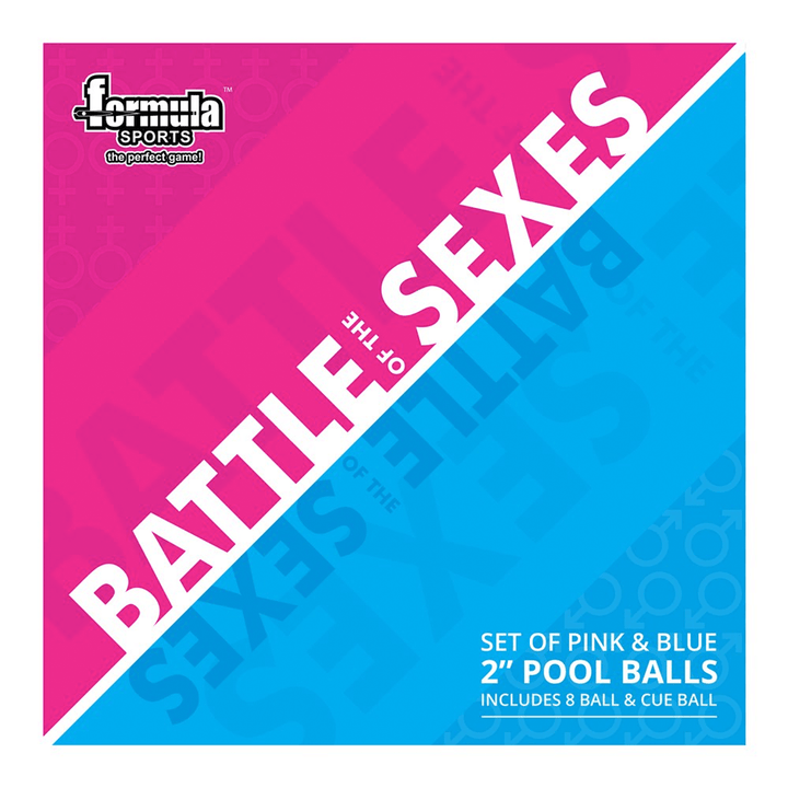 Formula Sports Battle Of The Sexes Casino Pool Balls 2" Balls