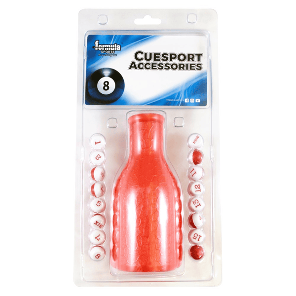 Formula Sports Kelly Pool Shaker & Marbles Red Accessories