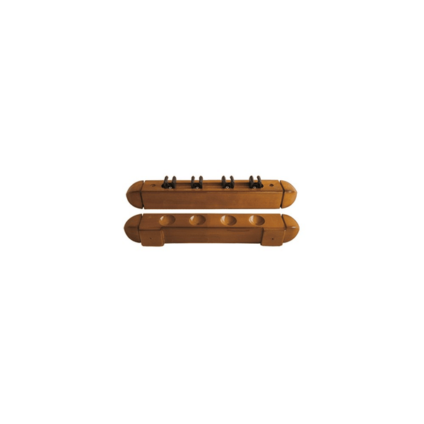 Formula Sports Oak Wall Cue Rack 4 Cue Accessories