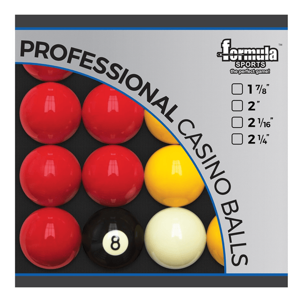 Formula Sports Professional Casino Pool Balls 2" Balls