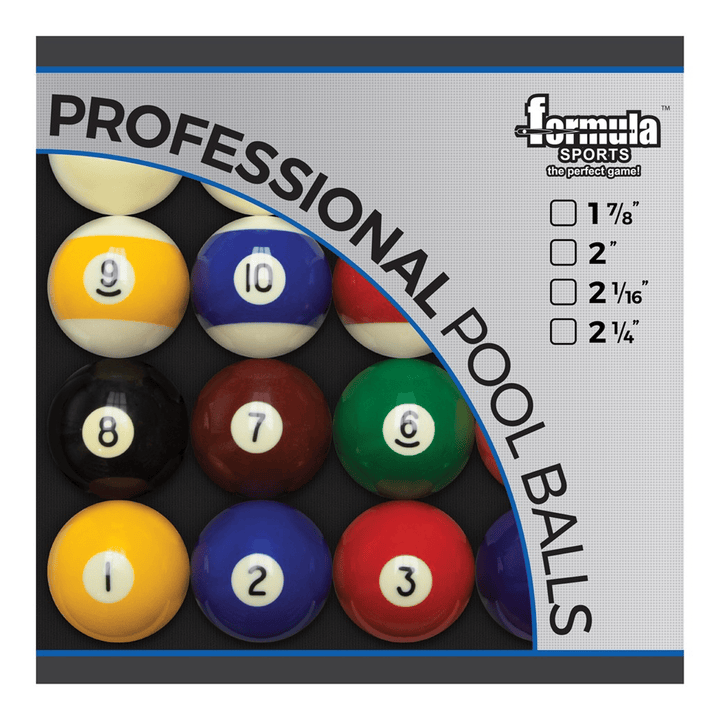 Formula Sports Professional Kelly Pool Balls Balls