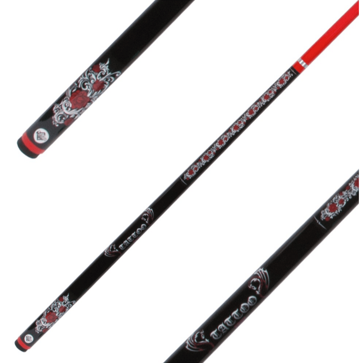 Formula Sports Rose Tattoo - 2-Piece Composite Cue 57" Cues
