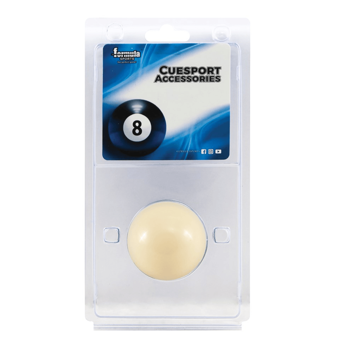 Formula Sports Standard White Cue Ball 2" Balls