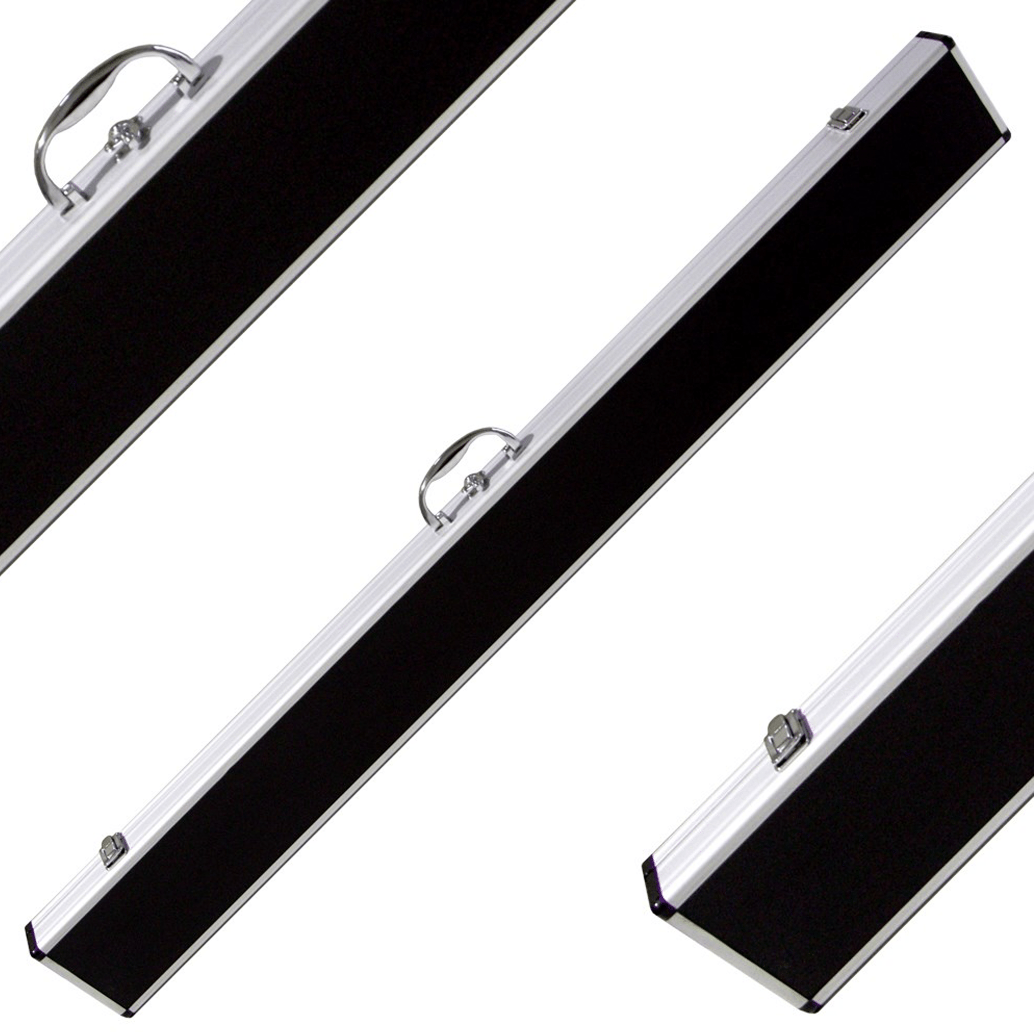Formula Sports Two Cue 3/4 Split 50" Alloy Hard Cue Case Black Cases