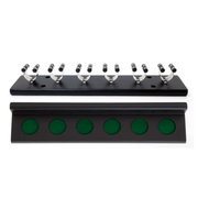 Mitchell 6 Clip Cue Rack 6 Cue / Black & Chrome Accessories