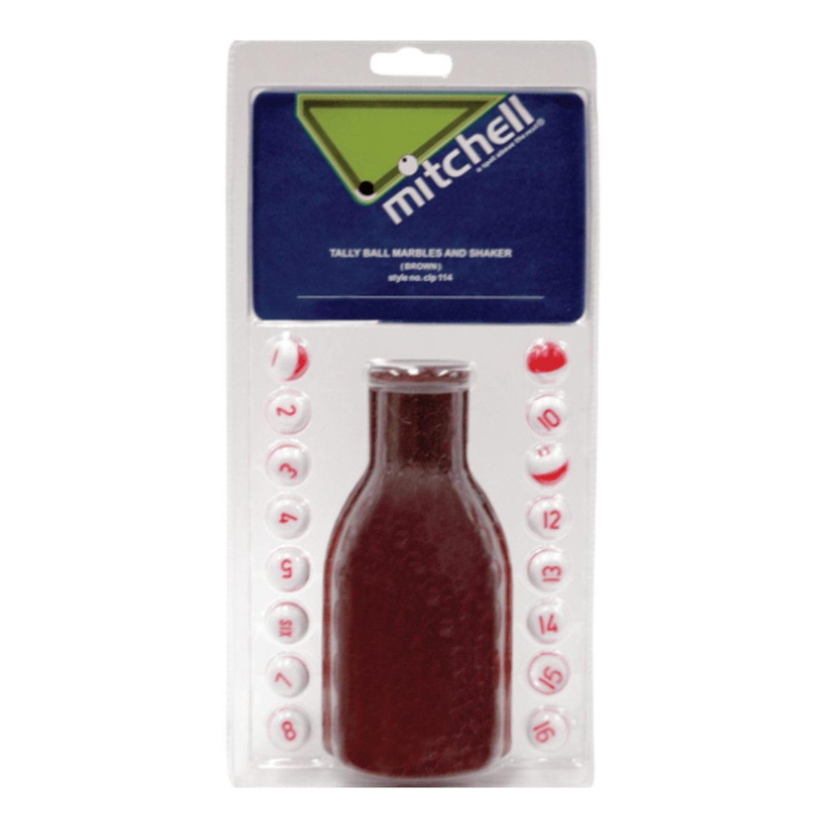 Mitchell Kelly Pool Shaker & Marbles Red Accessories