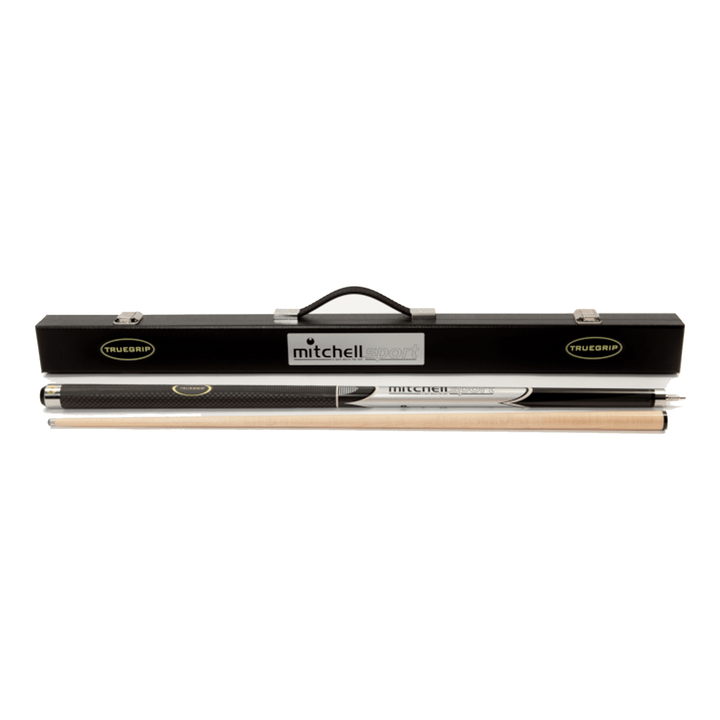 Mitchell True Grip Sport - 2-Piece Maple Cue & Case 57" / Silver Cues