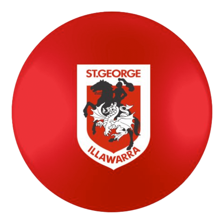 NRL Individual NRL Pool Balls 2" / St. George Dragons Balls