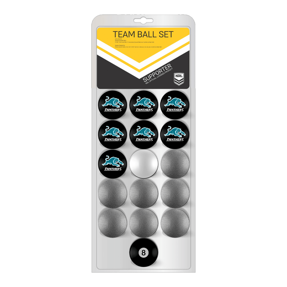 NRL NRL Teams Pool Ball Set 2" / Penrith Panthers Balls