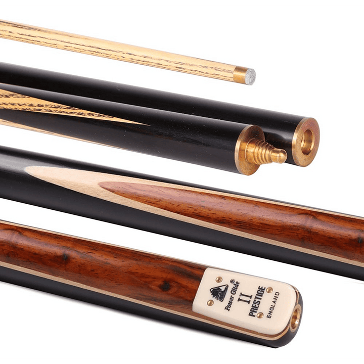 Powerglide Prestige II - 2-Piece Ash 3/4 Split Cue with 6" Extension 57" Cues