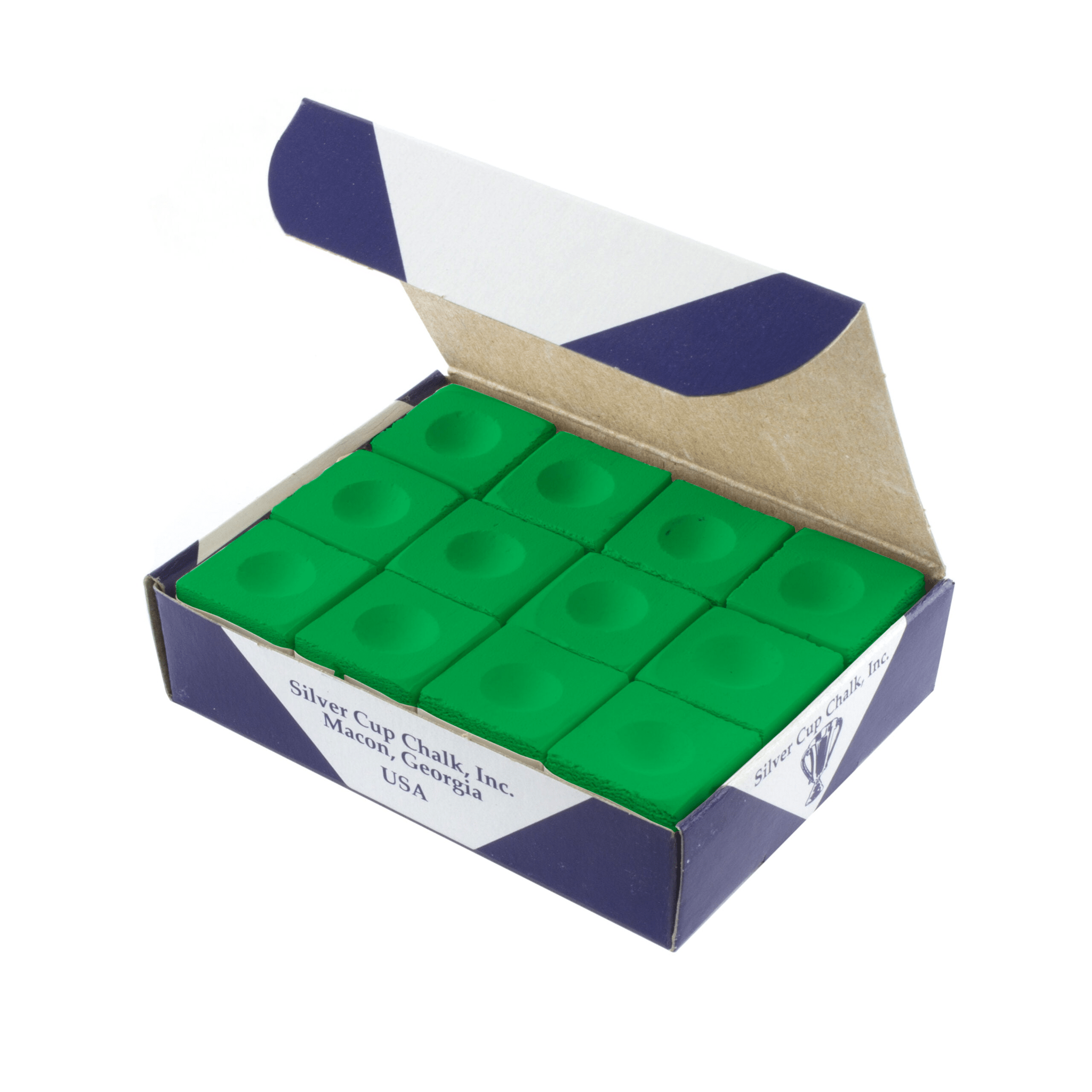 Silver Cup Chalk (12 Pack) Green Accessories